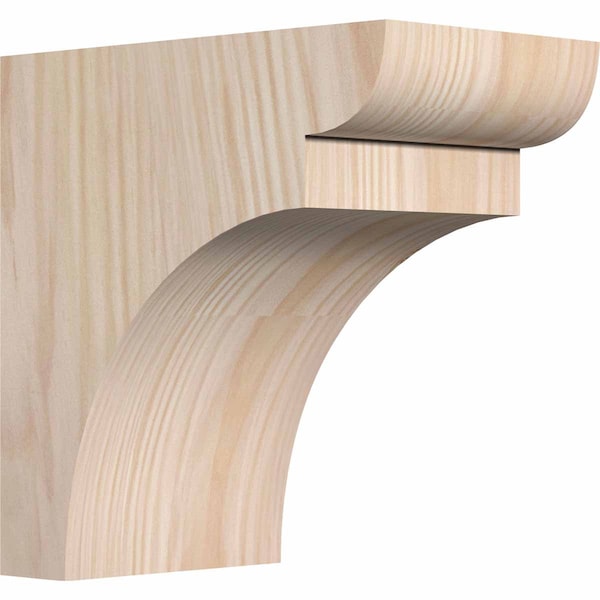 Ekena Millwork Yorktown Smooth Corbel, Douglas Fir, 3 1/2"W x 6"D x 6"H COR04X06X06YOR00SDF - main